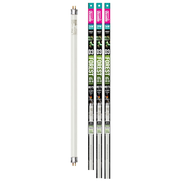 Terráriumi neon, Arcadia, T5 D3+ 6% UVB, 54W, 1117 mm