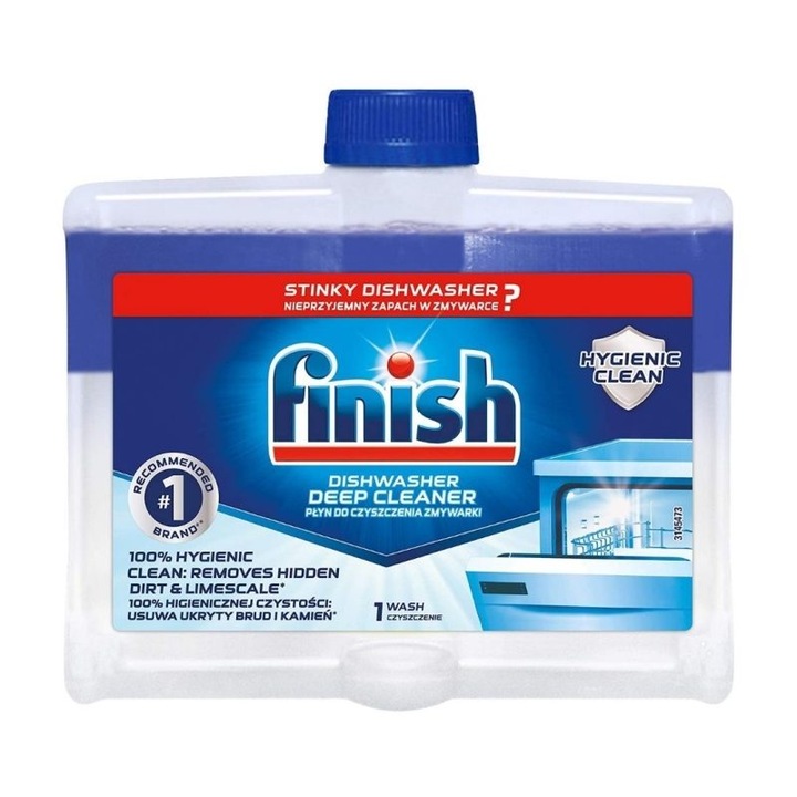 Karbantartó oldat, FINISH, Mosogatógéphez, 250 ml