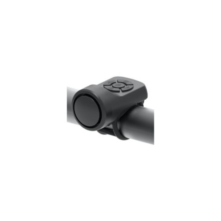 Elektromos kerékpár csengő, 120 dB, 4 hangmód, USB töltés, méretek 34x60mm
