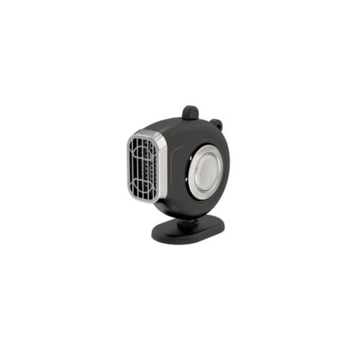 Elektromos hősugárzó 150W, méretek 12x11x5cm, túlmelegedés elleni védelem, fekete szín