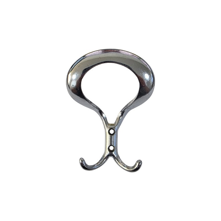 Cuier din metal, P 306, crom