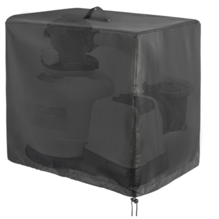 Husa de protectie pentru pompa de piscina - Husa de protectie impermeabila - Textura din material Oxford - Potrivita pentru filtrare cu nisip