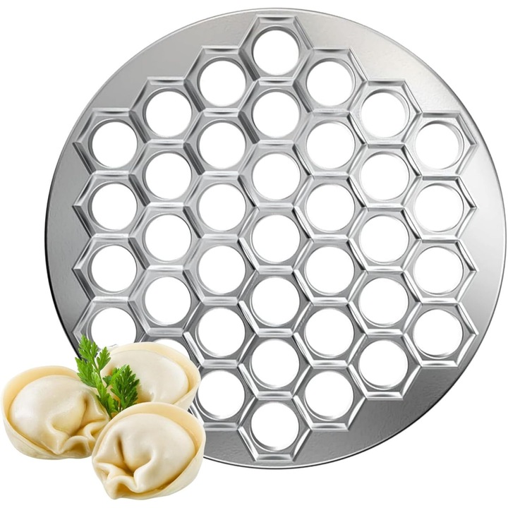 Galuskakészítő, alumínium forma 37 lyukkal, Pelmeni forma DIY konyhába, családi ünnepekre, partikra és piknikekre