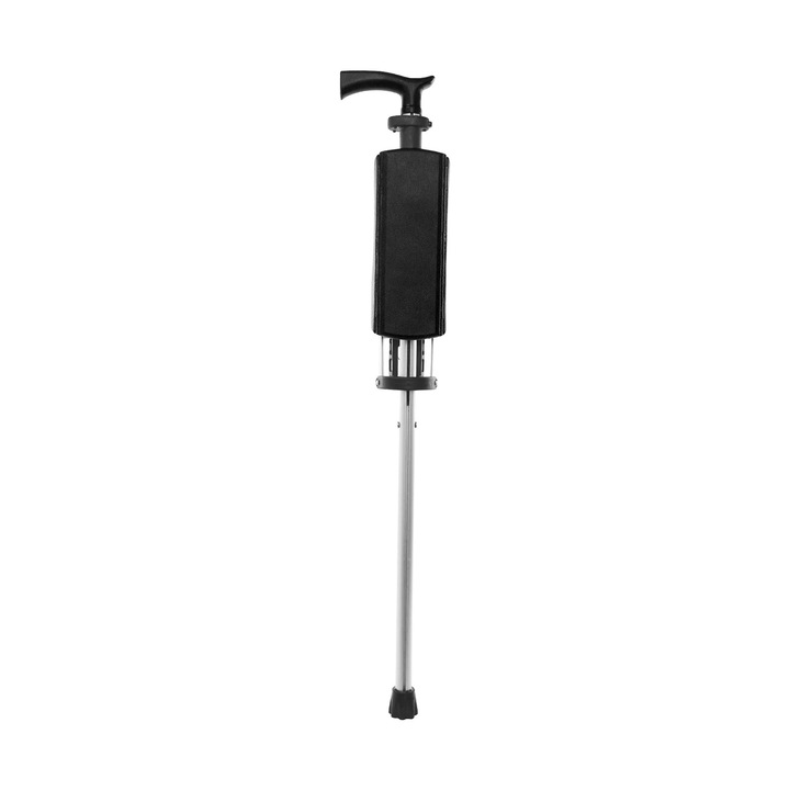 Scaun-baston, Baston pliabil cu scaun, Pentru varstnici, 120 kg capacitate, Aliaj de aluminiu, Picioare din cauciuc antiderapant, Violet