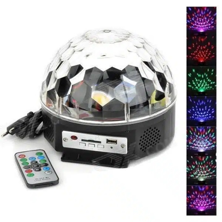 Glob Disco Led Bluetooth távirányítóval és MP3 Hanglejátszással