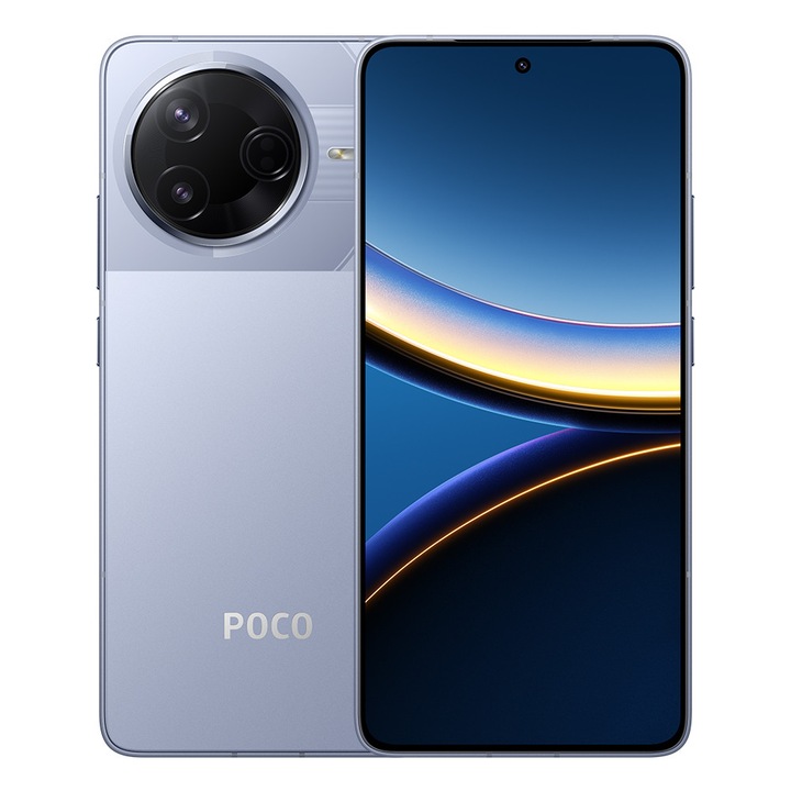 Telefon mobil Xiaomi POCO F7 Pro, 12GB RAM, 256GB ROM, Albastru