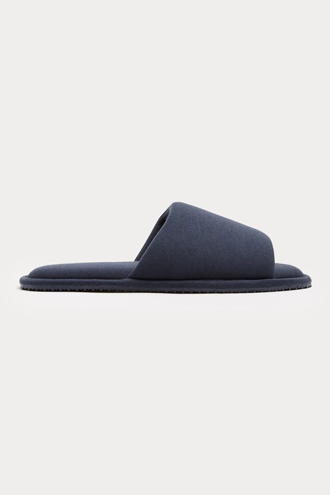Marks & Spencer, Papuci de casa cu brant cu amortizare Freshfeet™, Bleumarin