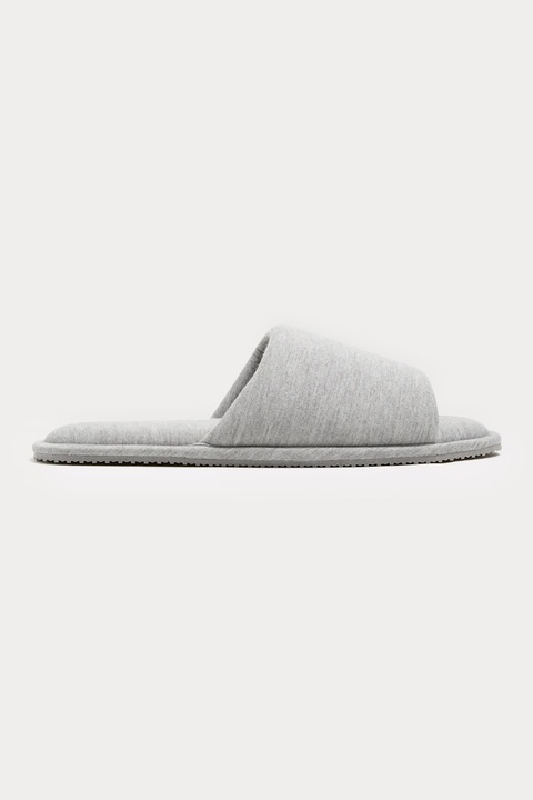 Marks & Spencer, Papuci de casa cu brant cu amortizare Freshfeet™, Gri deschis