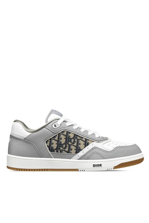 Sneakers femei, Dior B27, Alb/Gri