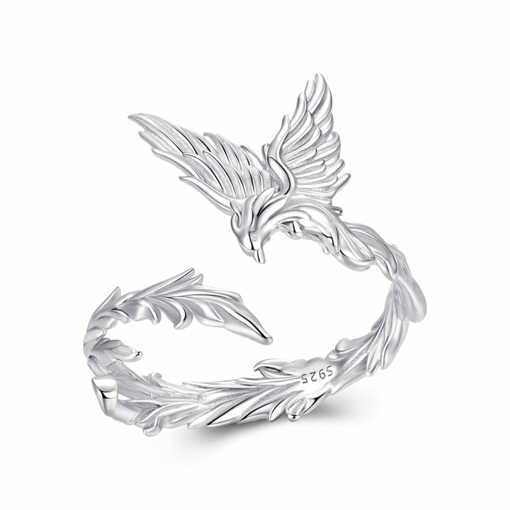 Inel argintiu BeSpecial, reglabil, 0, 3x1, 4cm