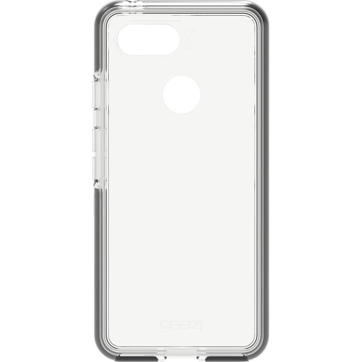Husă telefon Gear4 D3O Piccadilly, negru-transparent, pentru Google Pixel 3