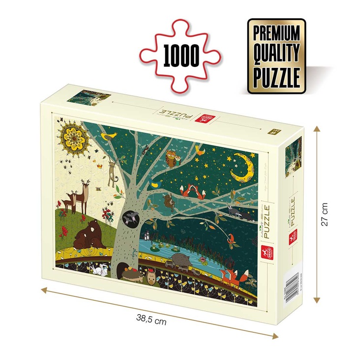 Puzzle Nature - Day and Night - Puzzle adulti 1000 piese