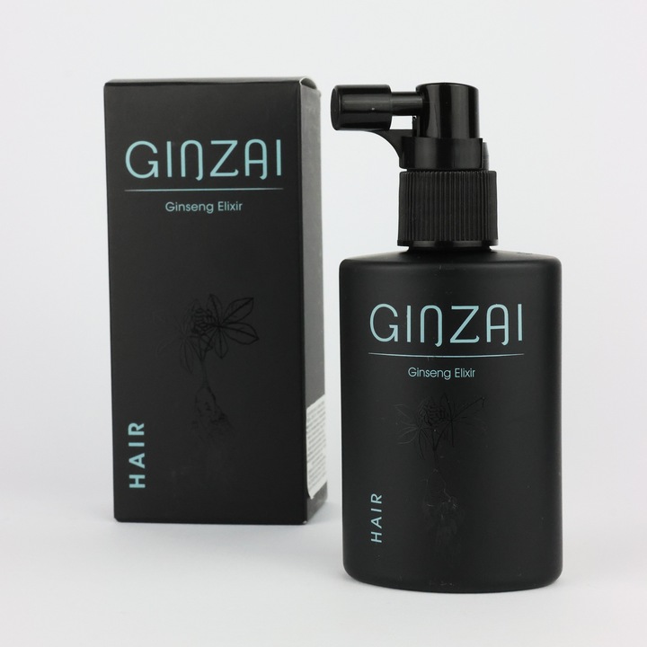 Ser pentru păr Ginzai cu ginseng negru, 150ml, pentru păr degradat și uscat
