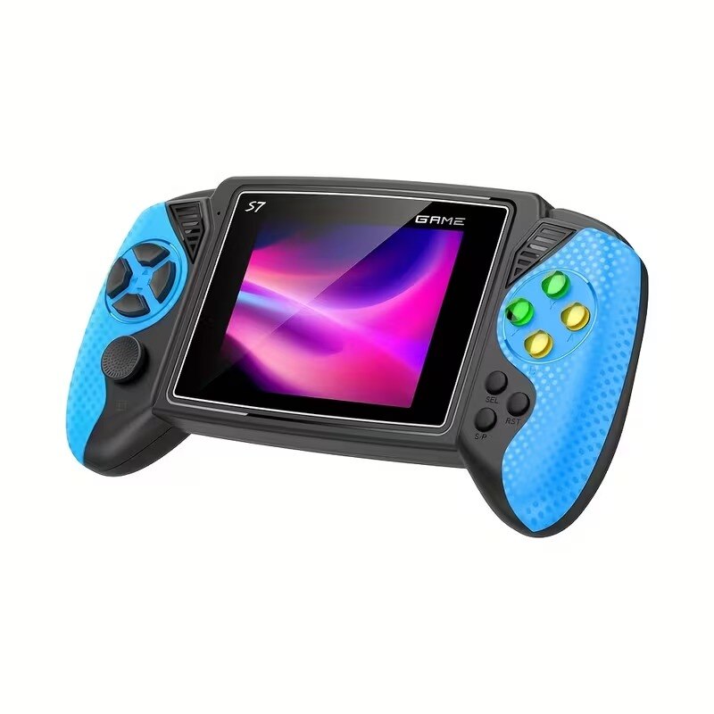 Consola de jocuri retro portabila S7 conexiune TV SkyTechs® ecran 3.5 inch 620 de jocuri baterie litiu reincarcabila, 1020mAh - rosu