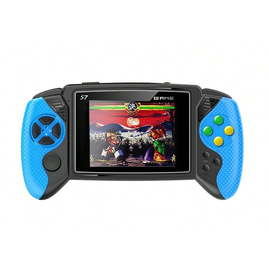 Consola de jocuri retro portabila S7 conexiune TV SkyTechs® ecran 3.5 inch 620 de jocuri baterie litiu reincarcabila, 1020mAh - rosu
