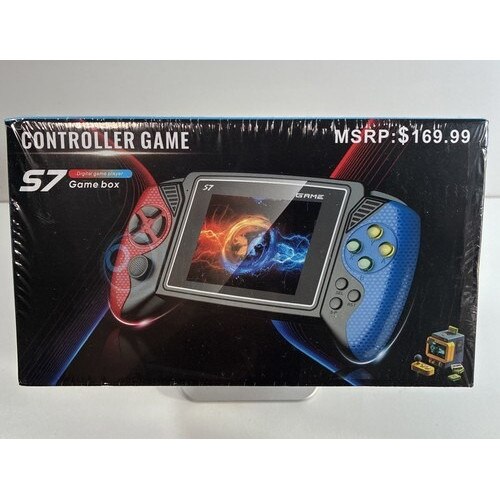 Consola de jocuri retro portabila S7 conexiune TV SkyTechs® ecran 3.5 inch 620 de jocuri baterie litiu reincarcabila, 1020mAh - rosu