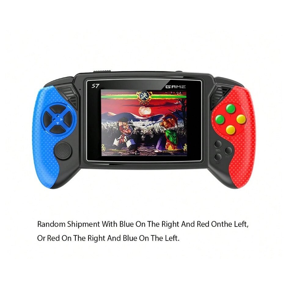 Consola de jocuri retro portabila S7 conexiune TV SkyTechs® ecran 3.5 inch 620 de jocuri baterie litiu reincarcabila, 1020mAh - rosu