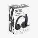 Casti Audio On Ear XITE DK 6000, Cu fir, Negru