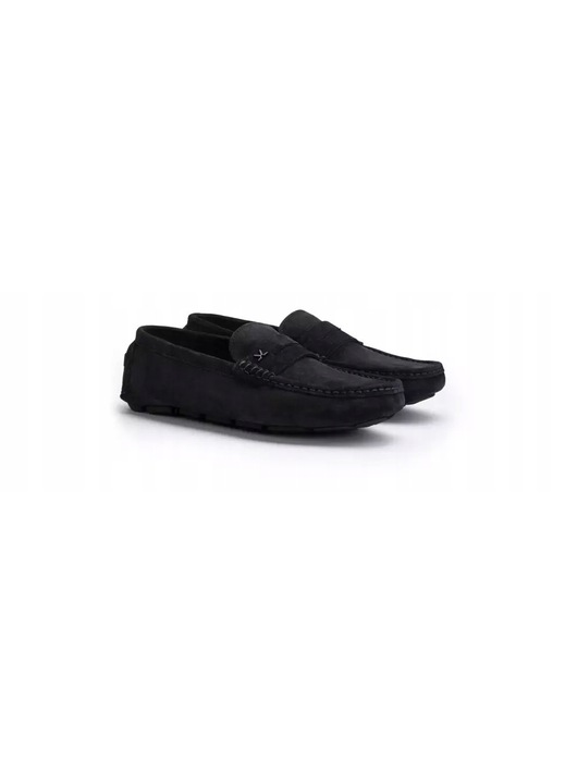 Lloyd, mocasini barbati Rover, piele naturala, Albastru