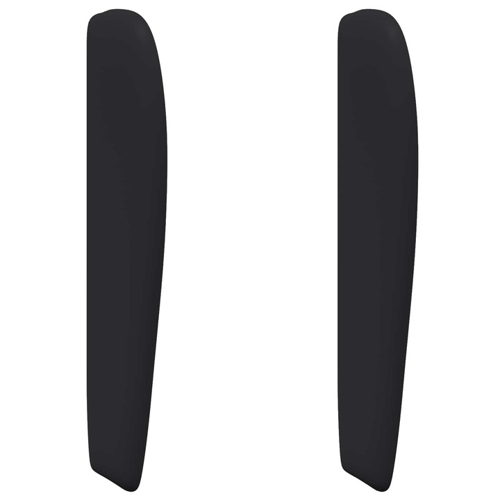vidaXL Fejtámla Fül Fekete 80 x 23 x 6 cm PVC 346564