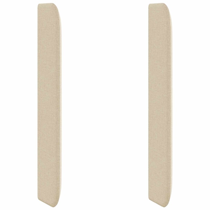 vidaXL Fejtámla Fül Krém 80 x 16 x 4 cm szövet 346601