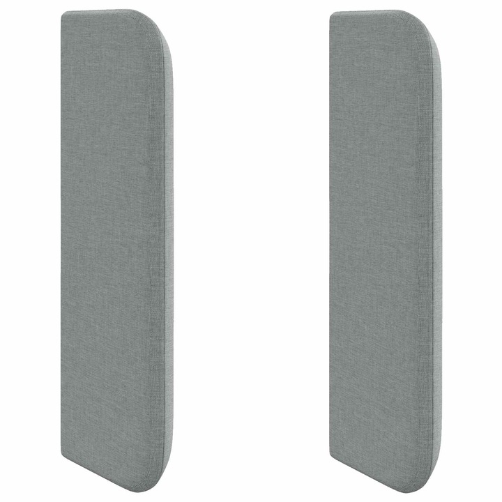 vidaXL Fejtámla Fül fejtámlával Szürke 40, 5 x 40, 5 x 4 cm szövet 346576