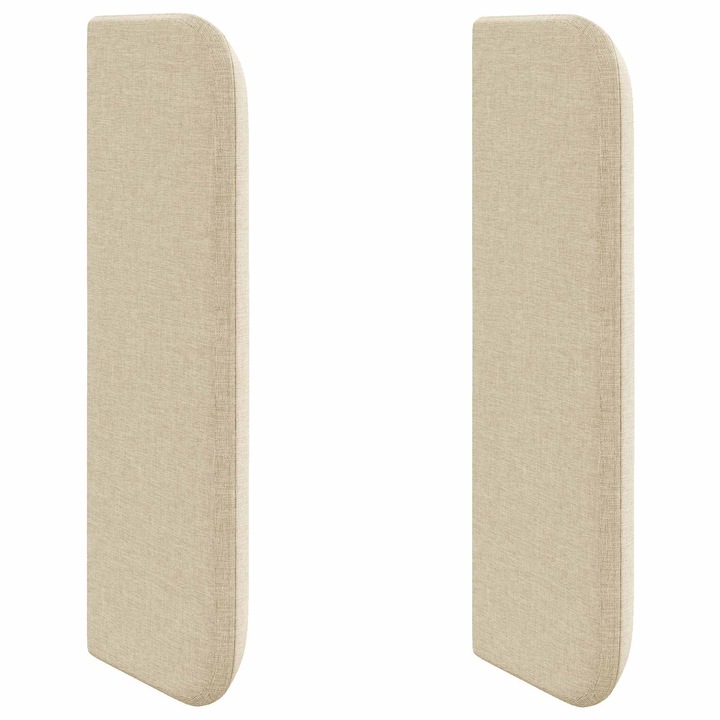 vidaXL Fejtámla Fül Krém 40, 5 x 40, 5 x 4 cm szövet 346581