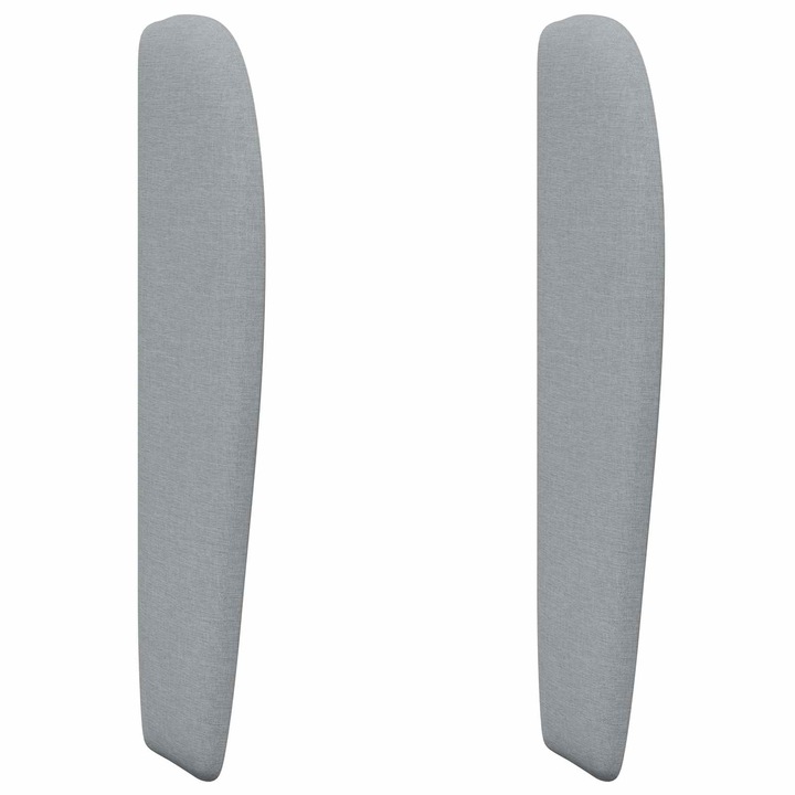 vidaXL Fejtámla Fül Világosszürke 80 x 23 x 6 cm szövet 346556