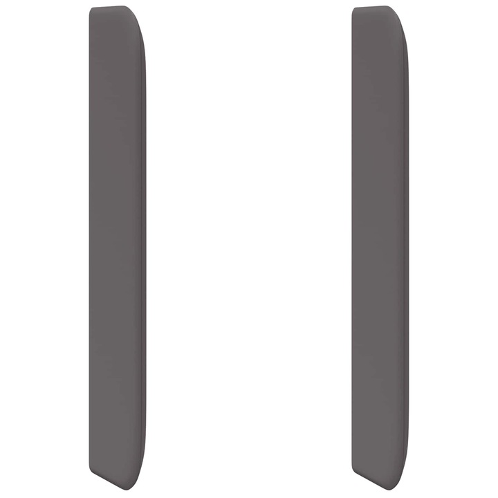 vidaXL Fejtámla Fül Szürke 80 x 16 x 4 cm PVC 346608