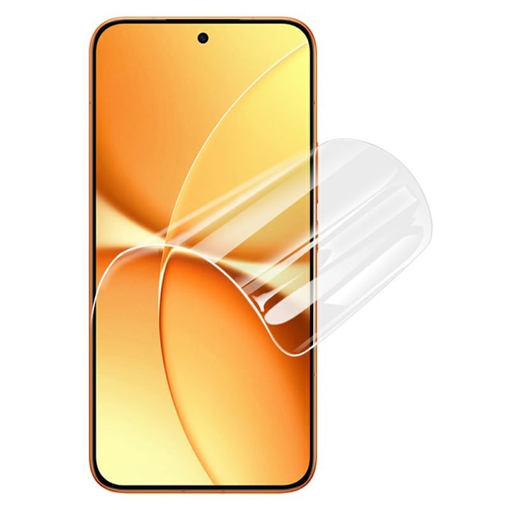 Folie Silicon Ecran pentru Xiaomi Poco X8 Pro Max, Silicon Hydrogel Regenerabil, Flexible Hydro-Crystal, Protectie Completa, Full Glue, Instalare usoara, Set complet pentru Instalare