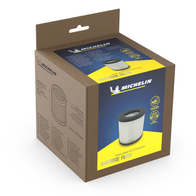 Aspirator silentios uscat/umed Michelin, X3 20L S, 20l, 800W, 18kPa, functie suflare, cuva inox