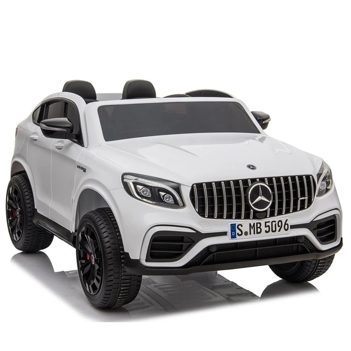 Masinuta electrica copii Mercedes GLC63s AMG PREMIUM 4x4, 12V, 2 locuri, alba
