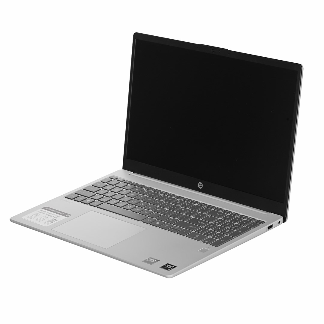 Laptop HP OmniBook 3, 15.6" Full HD Touchscreen, AMD Ryzen™ AI 5 330 pana la 4.5 GHz, 16 GB RAM DDR5, 512 GB SSD, AMD Radeon Graphics, Windows 11 Home, Silver 512 GB