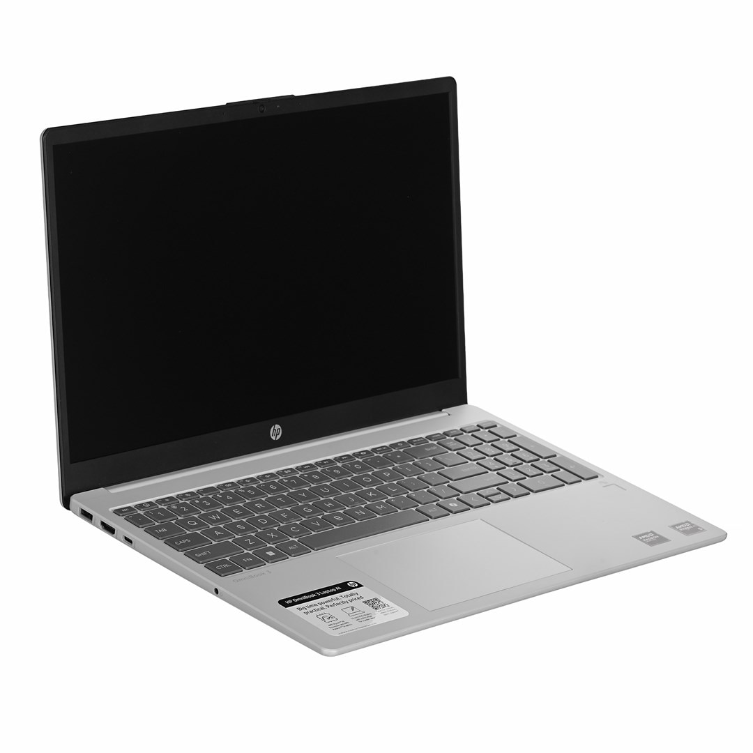 Laptop HP OmniBook 3, 15.6" Full HD Touchscreen, AMD Ryzen™ AI 5 330 pana la 4.5 GHz, 16 GB RAM DDR5, 512 GB SSD, AMD Radeon Graphics, Windows 11 Home, Silver 512 GB