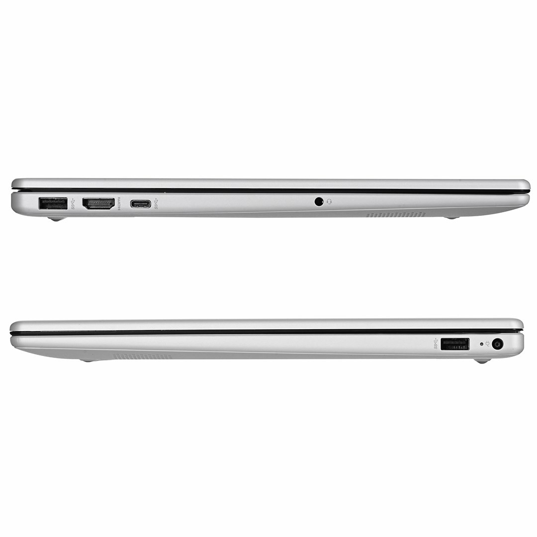 Laptop HP OmniBook 3, 15.6" Full HD Touchscreen, AMD Ryzen™ AI 5 330 pana la 4.5 GHz, 16 GB RAM DDR5, 512 GB SSD, AMD Radeon Graphics, Windows 11 Home, Silver 512 GB