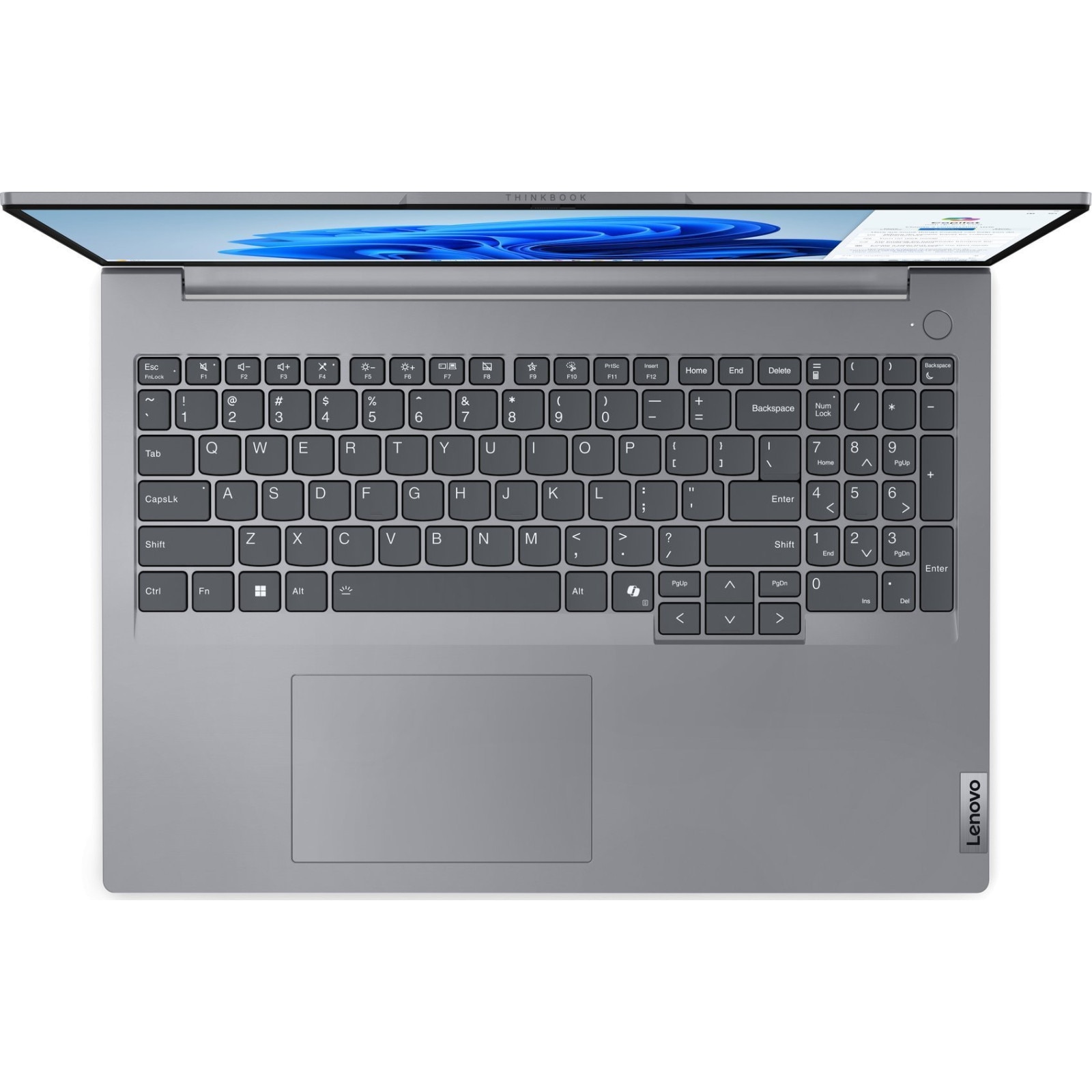 Laptop Lenovo ThinkBook 16 G7, 16" WUXGA, AMD Ryzen™ 7 7735HS pana la 4.75 GHz, 16 GB RAM DDR5 4800, 1 TB SSD, AMD Radeon, Windows 11 Pro, Arctic Grey 1 TB