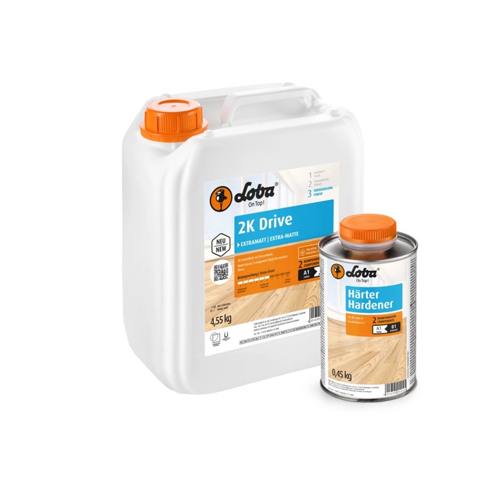 Lac Parchet Loba 2K Drive Extra-Mat, ultra-mat, 2.5 l