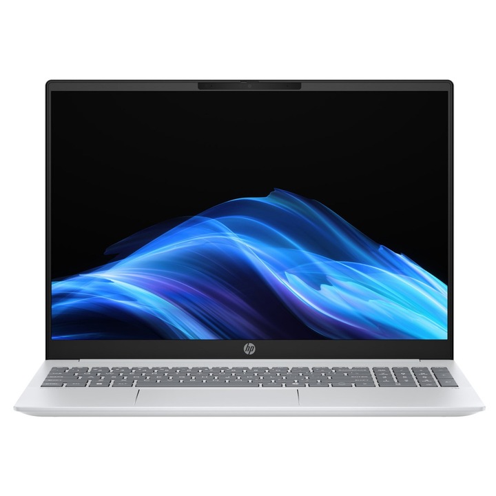 Laptop HP OmniBook 5, 16" 2K, AMD Ryzen™ AI 7 350 akár 5 GHz, 24 GB RAM LPDDR5x 7500, 512 GB SSD, AMD Radeon Graphics, Windows 11 Home, Glacier Silver 512 GB