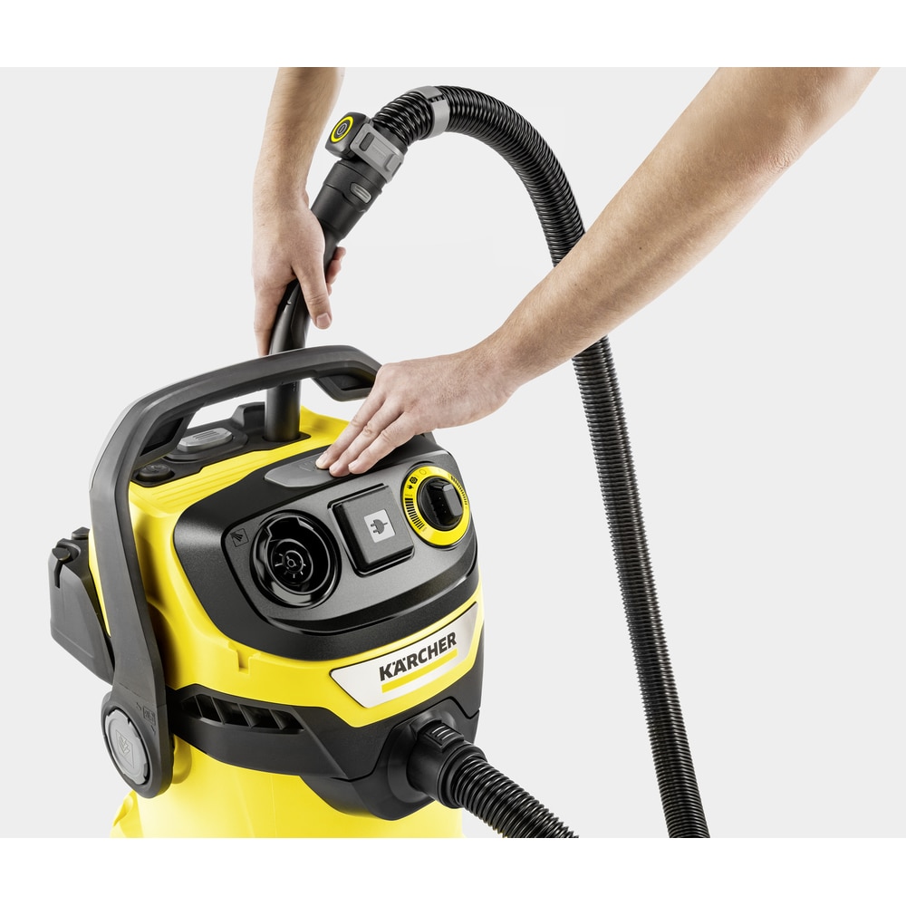 Aspirator umed/uscat Karcher WD 5 Control P 25/5/22, 1200 W, Recipient 25 l, Cablu 5m Galben