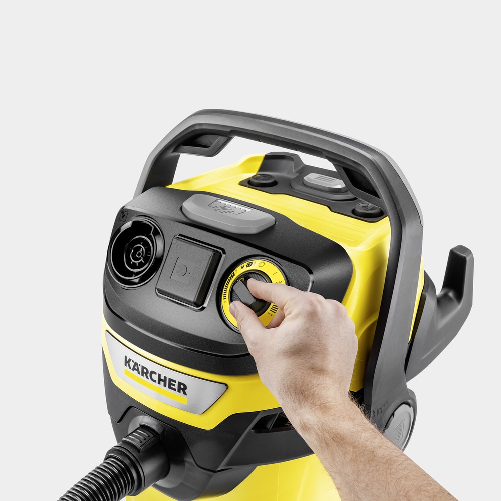 Aspirator umed/uscat Karcher WD 5 Control P 25/5/22, 1200 W, Recipient 25 l, Cablu 5m Galben