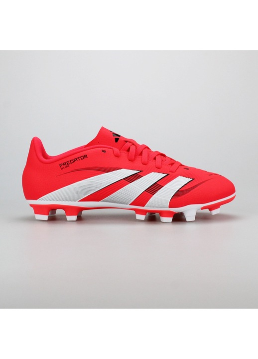 Pantofi sport barbati, adidas Predator Club, flexibili, rosu, material reciclat, 42 EU