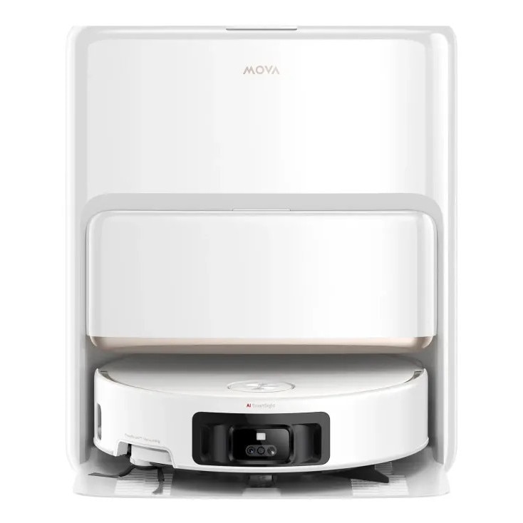 Robot de Aspirare cu Mop MOVA Z60 Ultra Roller SA 26000Pa Statie Multifunctionala 6400mAh Alb
