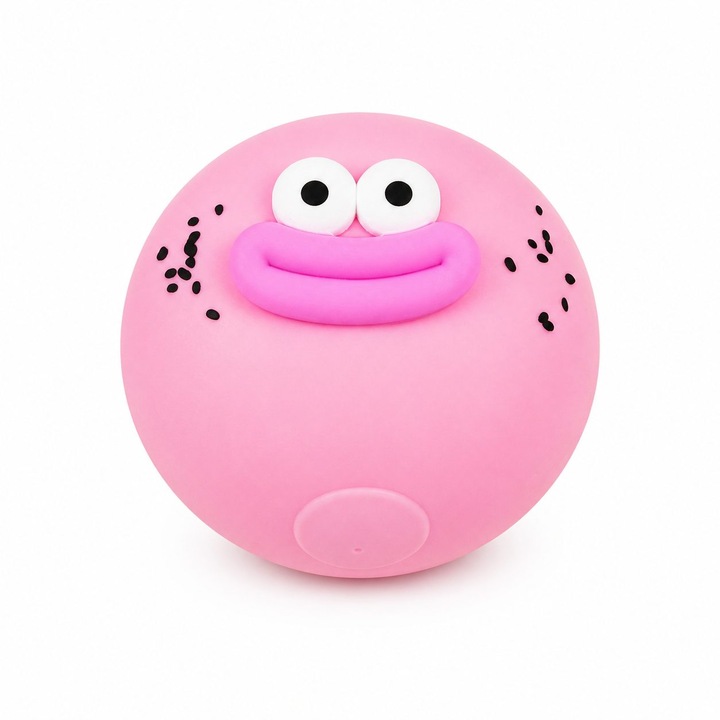 Szenzoros Squishy Játék, Dara, Fánk Modell Nagy Szemekkel, 1 Darab, Ultra-Sűrű Textúra, Stresszoldó Játék Gyermekeknek és Felnőtteknek, Nyugtató Hatás Lassú Visszaállással, 9 Cm, Rózsaszín, D