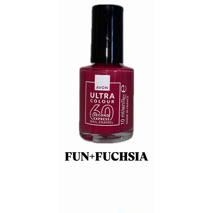 Avon Ultra Colour 60 Second Express körömlakk, Fun+Fuchsia, 10 ml