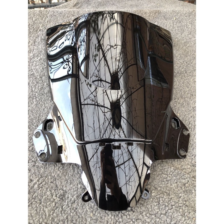 Parbriz moto Motonfs compatibil cu CBR250R 2011 2012 2013 Honda Double Bubble Fumuriu VX6A1
