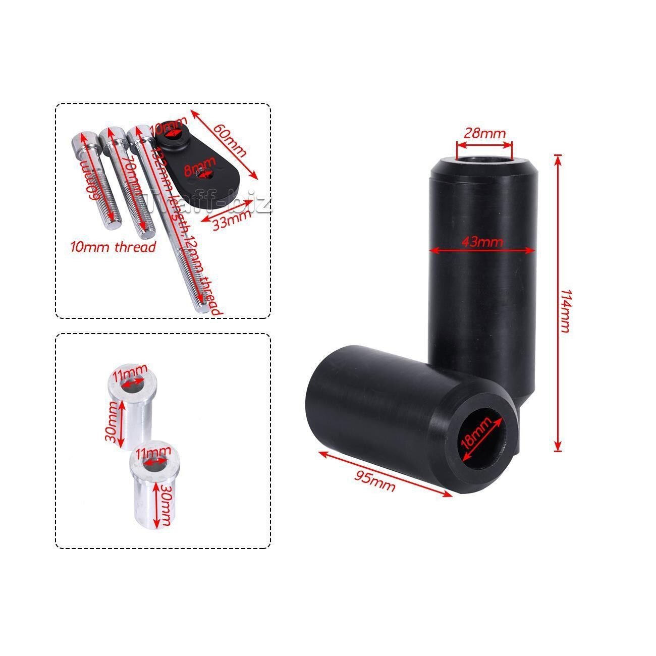 Set de crash pad-uri pentru motociclete ZX 6 R zx6r NINJA 2003