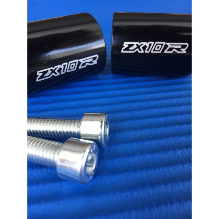 Ghidon moto Motonfs compatibil cu Capete Ghidon Negru 2 Buc Kawasaki ZX10R CG452-014