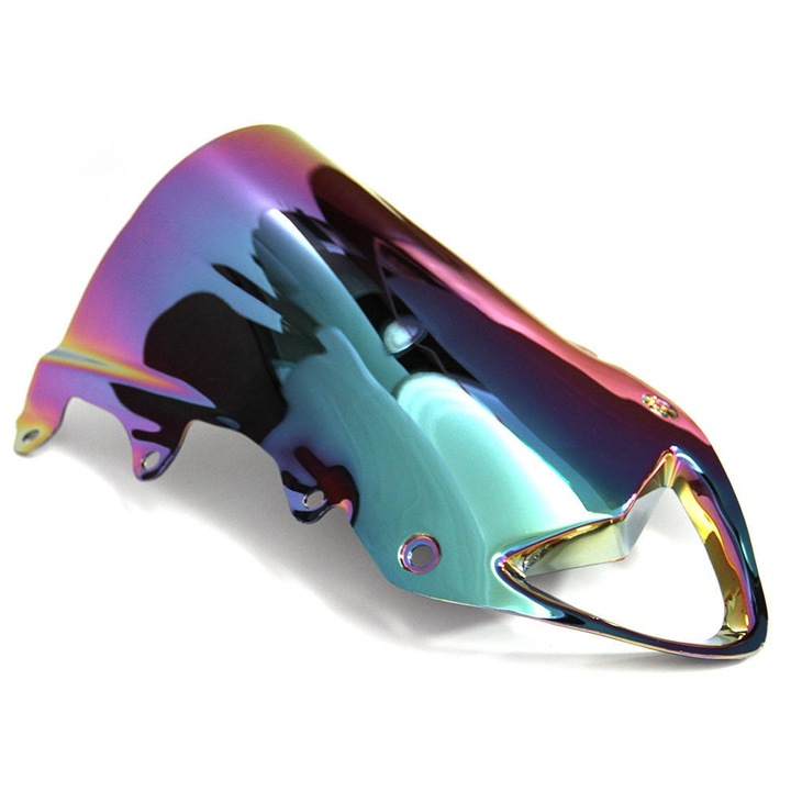 Parbriz moto Motonfs compatibil cu BMW S1000RR 2009 2010 2011 2012 2013 2014 Parbriz Double Bubble Iridium prz45648