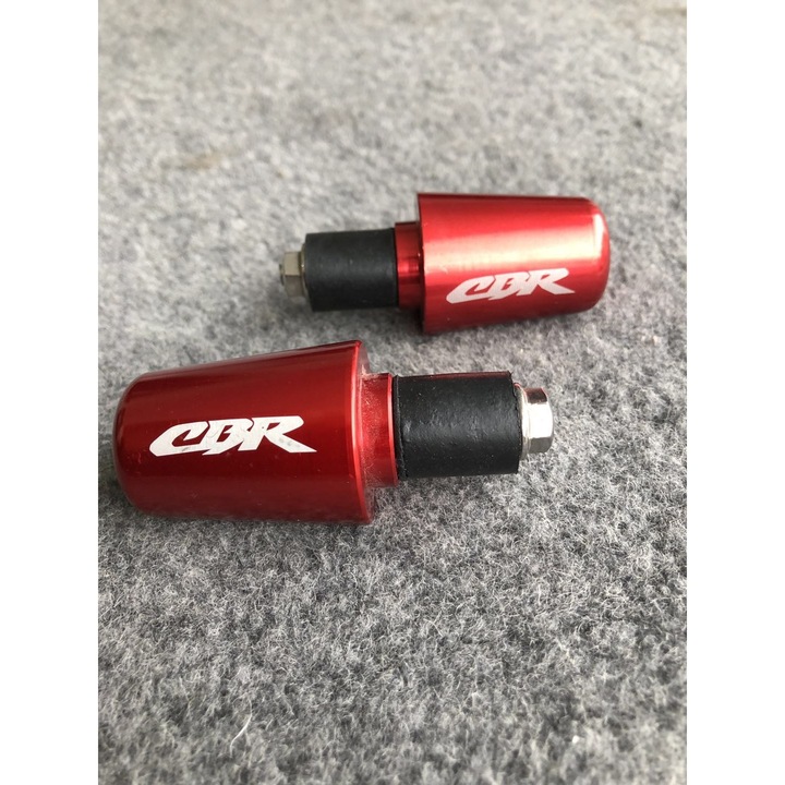 Ghidon moto Motonfs compatibil cu Capete ghidon Honda CBR Rosu 2 Bucati WWZ5