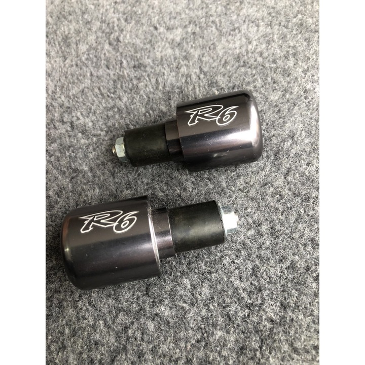 Ghidon moto Motonfs compatibil cu Capete de ghidon R6 Titan (Gri) 2 Bucati Yamaha Yzf 1CVO